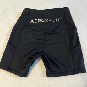 Aerosport Shorts Unisex Size S Black
